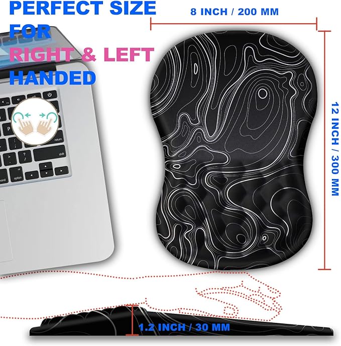 Ergonomic Mouse Pad with Massage Dot, Comfortable Computer Mouse Pad - Image 4