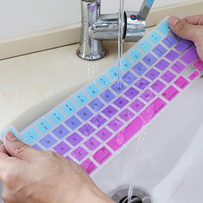 Allinside Keyboard Cover Skin for 2020 MacBook Pro 13 inch A2338 M1 A2251 A2289 - Image 5