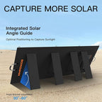 400W Portable Solar Panel, Lightweight Foldable Solar Panels Complete - Image 4