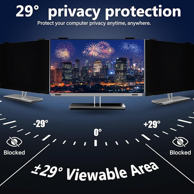 Magnetic Computer Privacy Screen Filter 27 Inch - Image 4