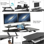 AVLT Clamp Desk Shelf Dual 32" Monitor Riser - Image 3