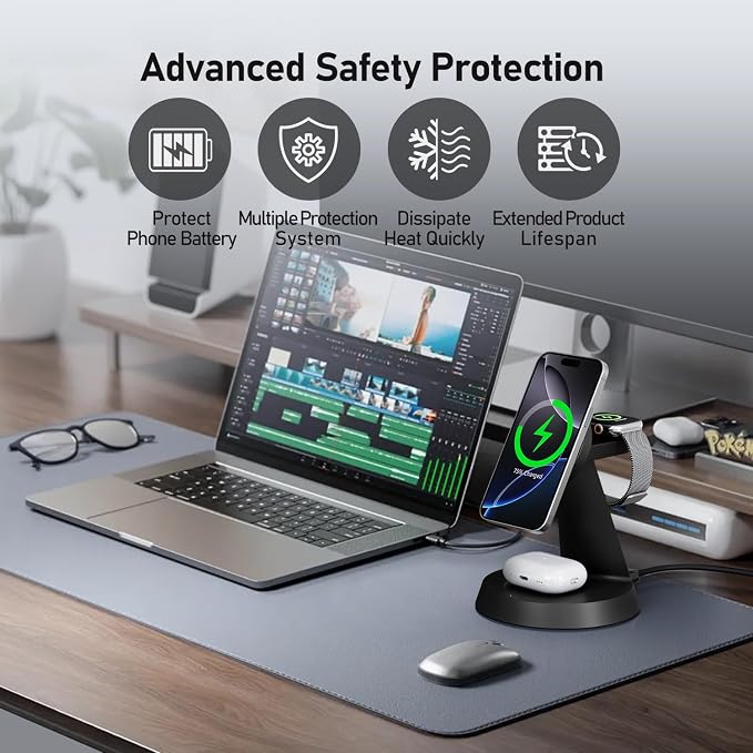 3 in 1 Wireless Charging Station - Image 7