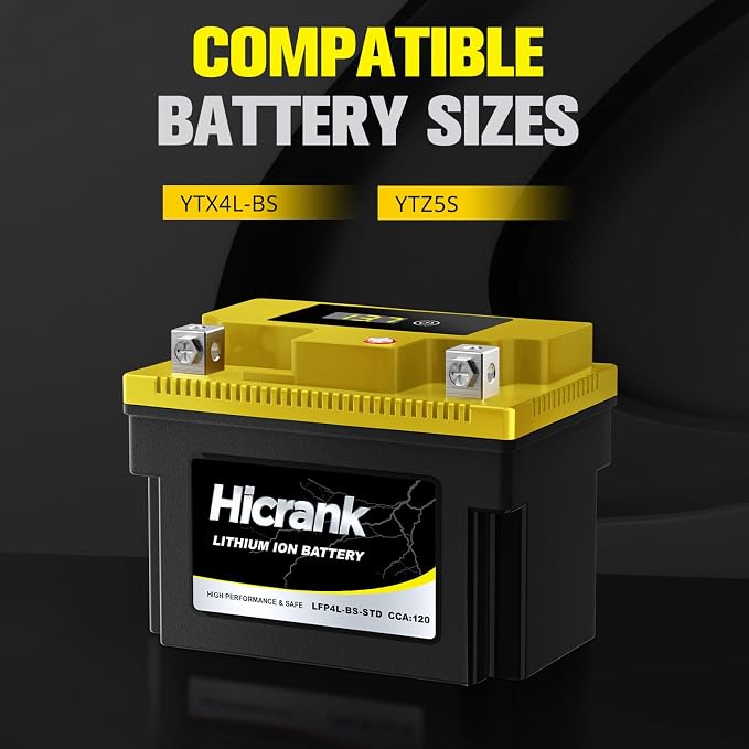 YTX4L-BS STD Standard Lithium Motorcycle Battery - Image 4