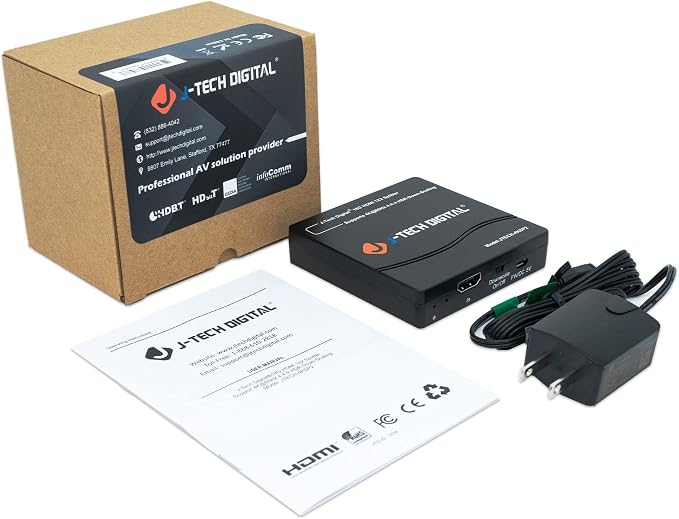 J-Tech Digital HDMI Splitter 1 in 2 Out 4K 60Hz Multi-Resolution Output HDMI - Image 9