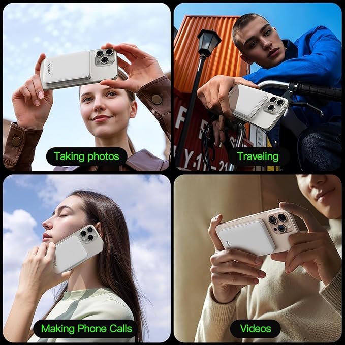 2025 Magnetic 15W Power Bank for iPhone, 5000mAh Magsafe Battery Pack - Image 8
