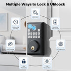 CAMCAMP Keyless Entry Door Lock, Fingerprint Door Lock - Image 2