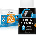 Screen Cleaner Wipes by iCloth – Individually Wrapped – Travel Size – by iCloth