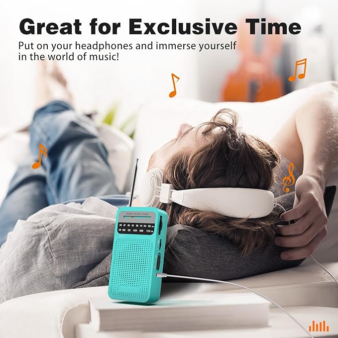 Portable Radio AM FM with Best Reception, Goodes Transistor Radio with Loud - Image 5