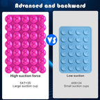 2024 Upgrade 2PCS Silicone Suction Cup Phone Case Adhesive Mount, Adhesive Grip - Image 2