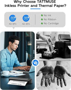 Portable Printers Wireless for Travel, Mobile Printer for Phone Laptop - Image 3