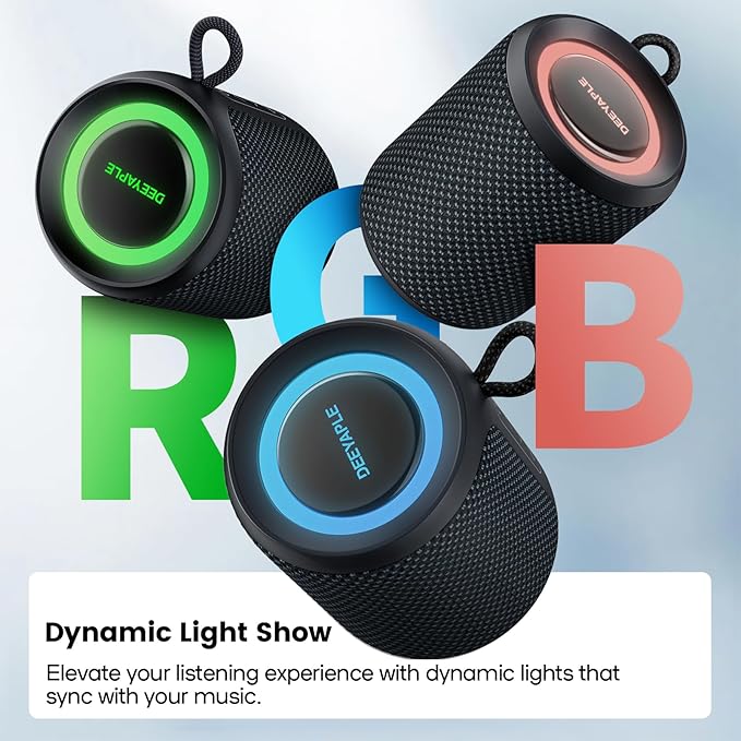 Bluetooth Speaker Wireless, IP67 Waterproof & Dustproof Portable Speaker - Image 5