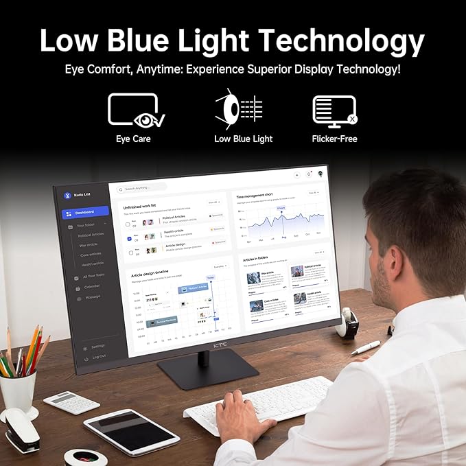 KTC 32 Inch 2K Computer Monitor, IPS 1440p Monitor - Image 6