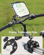Metal iPad Tablet Mount for Boat Helm, Wheelchair Pole, Golf Cart, Mic Stand - Image 5