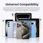 ATUMTEK Camera Remote Shutter for iPhone and Android Smartphones, Wireless - Image 3