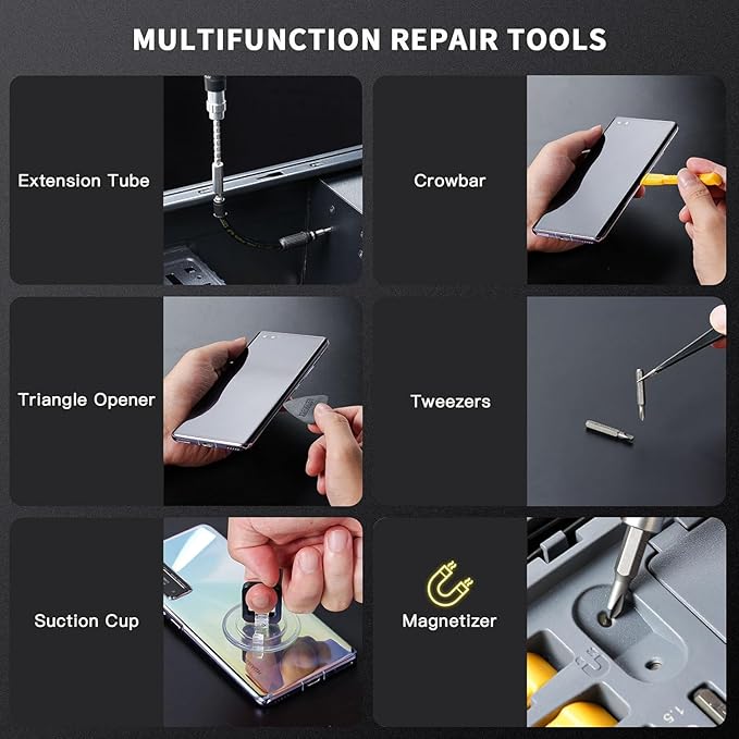 145-in-1 Precision Screwdriver Set Professional Mobile Phone and Computer - Image 5