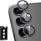 for Samsung Galaxy S25 Camera Lens Protector, Individual Metal Ring Tempered by Btscase