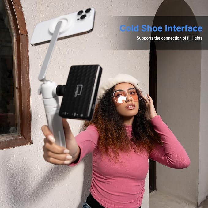 PHOPIK 35" Magnetic Selfie Stick Phone Tripod, Extendable Phone Tripod - Image 5