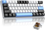 60% Mechanical Gaming Keyboard, Mixed Color Keycaps Gaming Keyboard by Camiysn