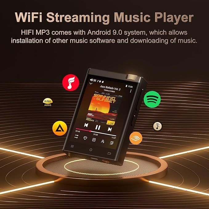 HiFi MP3 Player with Bluetooth and WiFi, Oilsky Lossless DSD High-Resolution - Image 4