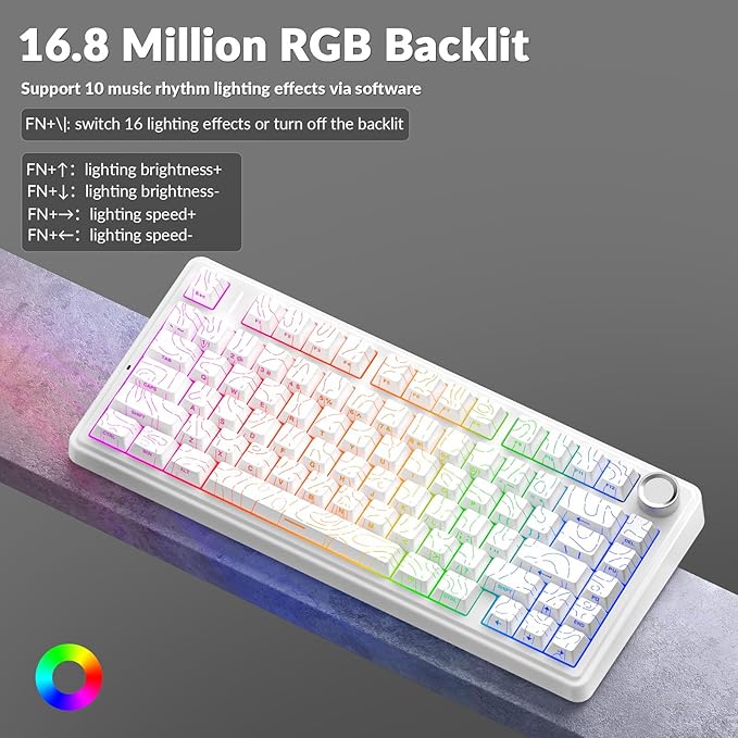 AULA F75 Pro Wireless Mechanical Keyboard - Image 6