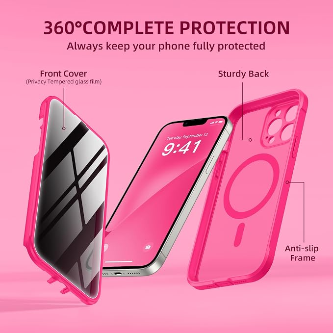 BERFY Magnetic for iPhone 13 Pro Max Case, Compatible - Image 8