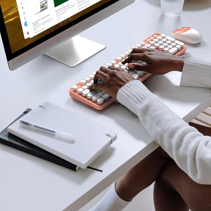 KNOWSQT Wireless Keyboard and Mouse Combo - Image 6