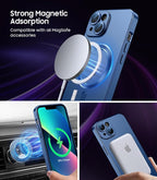 Magnetic for iPhone 13 Case Slim Soft Silicone Bumper Shockproof Metallic - Image 3