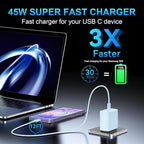 45W USB C Super Fast Charger Type C Charger Fast Charging Android Phone Charger - Image 6