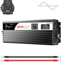 DC 12v AC 120V 60HZ Pure sine Wave 3000w Solar Power Inverter by XIJIA