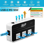 Key Power 230-Watt Step Down 220V to 110V Voltage Converter & International - Image 3