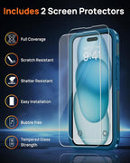 Lanhiem for iPhone 15 Case Magnetic, Heavy Duty Tough Rugged Phone Cover for - Image 2