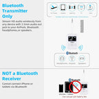 1Mii Bluetooth Transmitter for Airplane, Airplane Travel Essentials, Aptx Low - Image 8