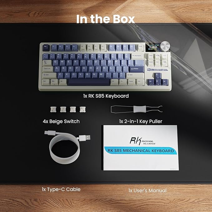 RK ROYAL KLUDGE S85 Wireless Mechanical Keyboard - Image 9