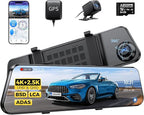 AZDOME PG17 Max 4K+2.5K Mirror Dash Cam by AZDOME