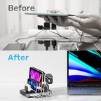 Unitek USB C Charging Station for Multiple Devices Apple, 120W 6 Port Charging - Image 4