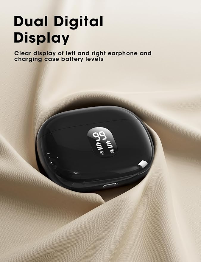 Wireless Earbuds Deep Bass Sound Ear Buds, LED Display Earphones - Image 6