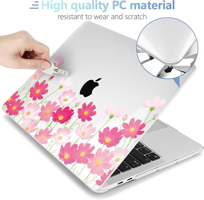 MEEgoodo Case for MacBook Pro 13 inch Case 2022 2021 2020 New A2338 M2/M1 A2251 - Image 3