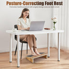 StrongTek Ergonomic Foot Rest Support, Under Desk Footrest, Non-Slip Foot Stool - Image 2