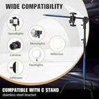 LOMTAP C Stand Light Stand Stainless Metal Photography Kit - Image 5