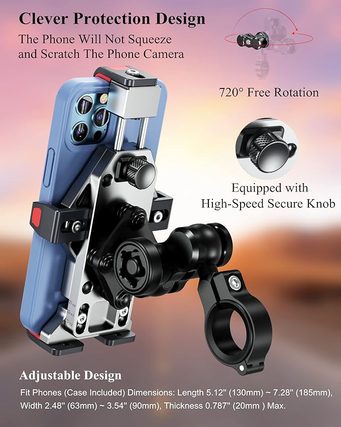 BRCOVAN Motorcycle Phone Mount - Image 5