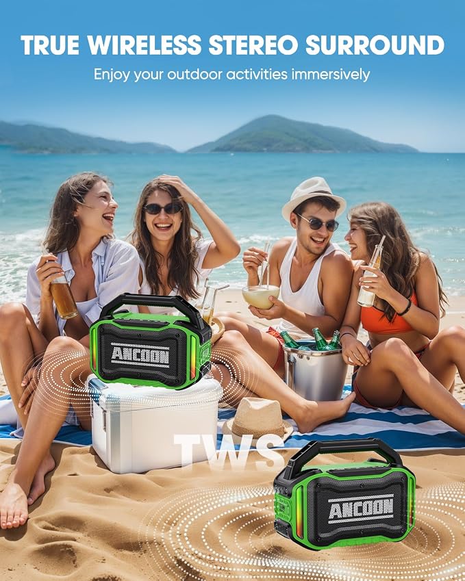 Speakers Bluetooth Wireless: 80W Loud Speaker - Image 4