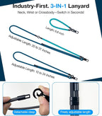 Phone Lanyard Crossbody, 3-in-1 Neck Strap& Wrist Strap, Adjustable Anti-Theft - Image 3