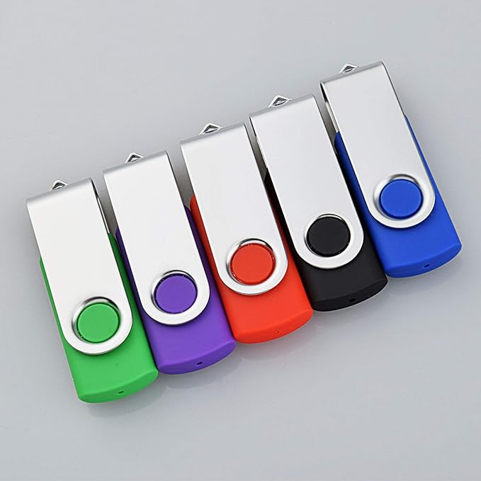 Kootion 5 Pack 4GB USB Flash Drive 4GB Flash Drive Thumb Drive Memory Stick Pen - Image 8