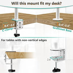 WALI Laptop Mount Arm for Desk, Laptop Tray, Fully Adjustable, - Image 6