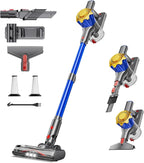 Cordless Vacuum Cleaner, 450W 48Kpa Powerful Stick Vacuum, Vacuum Cleaners by MBYULO