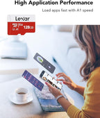 Lexar E-Series 128GB Micro SD Card 3 Pack, microSDXC UHS-I Flash Memory Card - Image 6