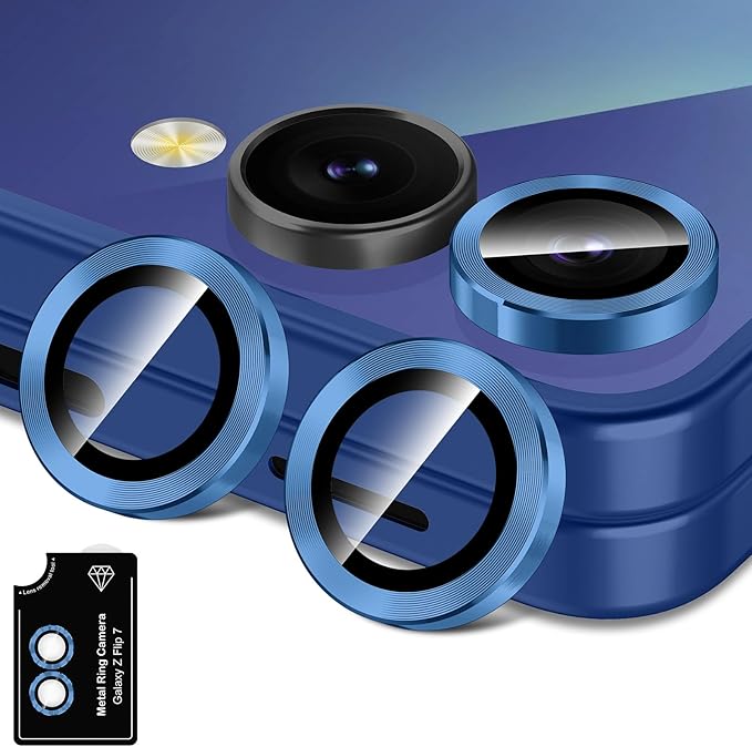 for Samsung Galaxy Z Flip 7 Camera Lens Protector, Individual Metal Ring by Btscase