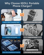 Portable Charger 40000mAh Power Bank, 22.5W Fast Charging Battery Pack - Image 4