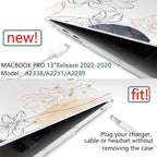TWOLSKOO Compatible with MacBook Pro 13 inch Case 2022 2021 2020-2016 A2338 - Image 2