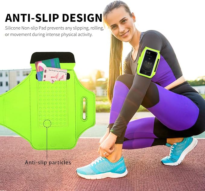 Running Armband with Earphone Bag Cell Phone Armband - Image 8
